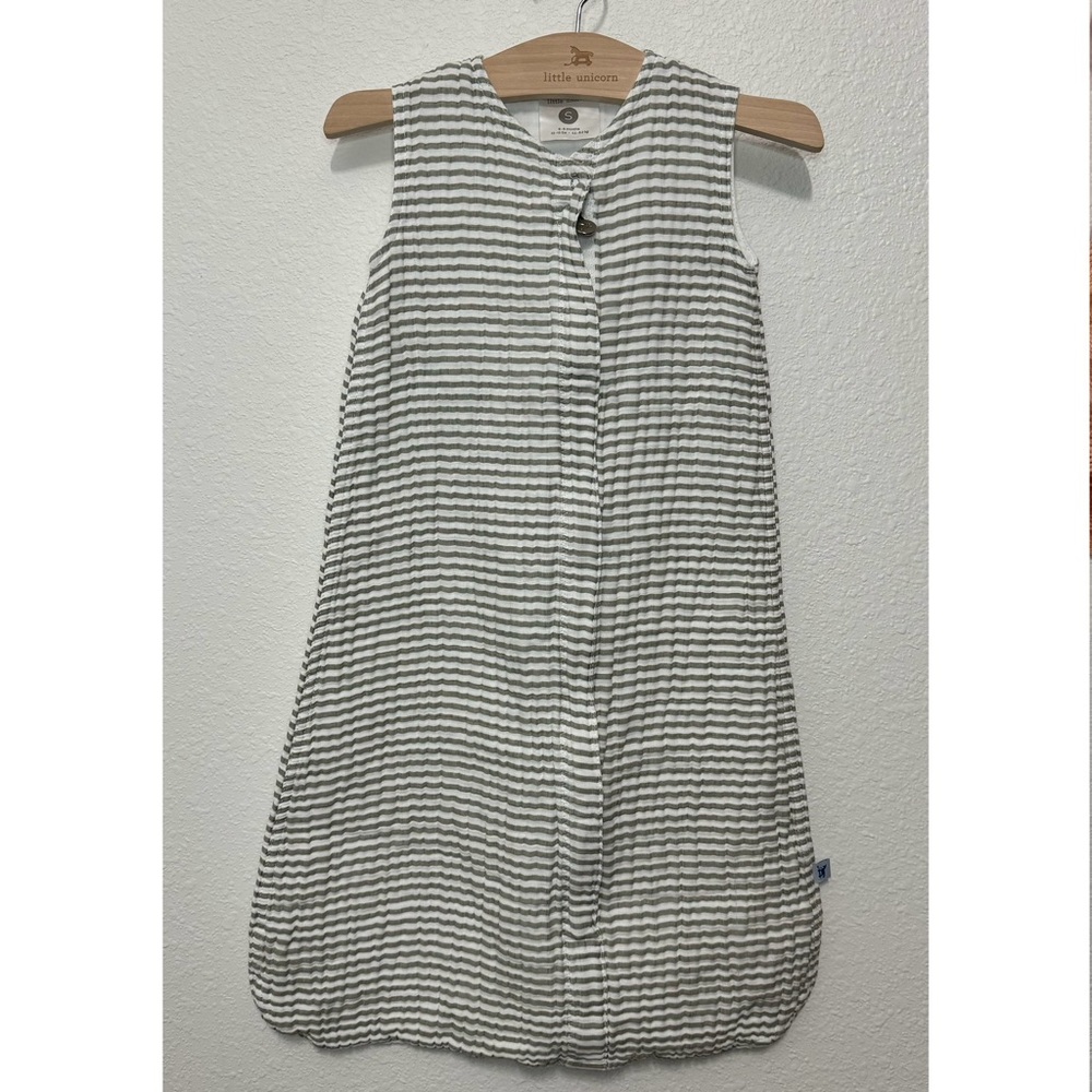 Little Unicorn Grey Stripe Sleep Sack